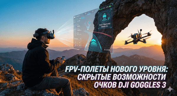 FPV-полеты нового уровня: скрытые возможности Очков DJI Goggles 3 ('авата-2')