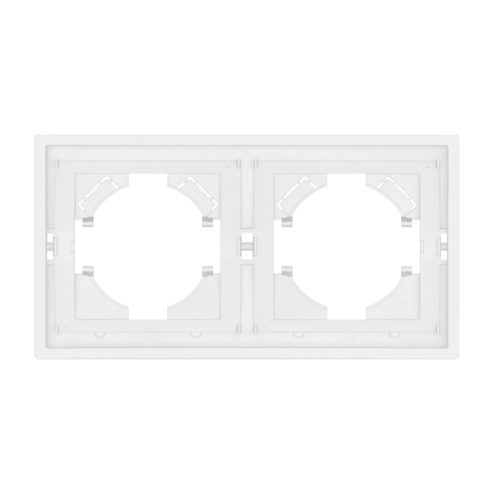 Рамка пластиковая FRM-TENDO-SFPL-2-WH (Arlight, -) 054649