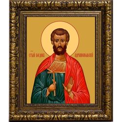 Богдан (Феодот) Адрианопольский Святой мученик. Икона на холсте.