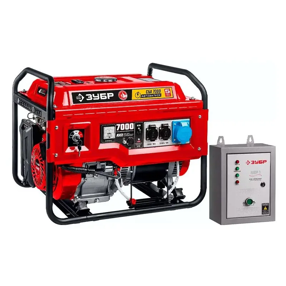 ЗУБР СБА-7000 бензиновый генератор