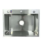 МЕТАЛ.МОЙКА 60х45 (ПРЯМОУГОЛЬНАЯ, САТИН, 60-69)