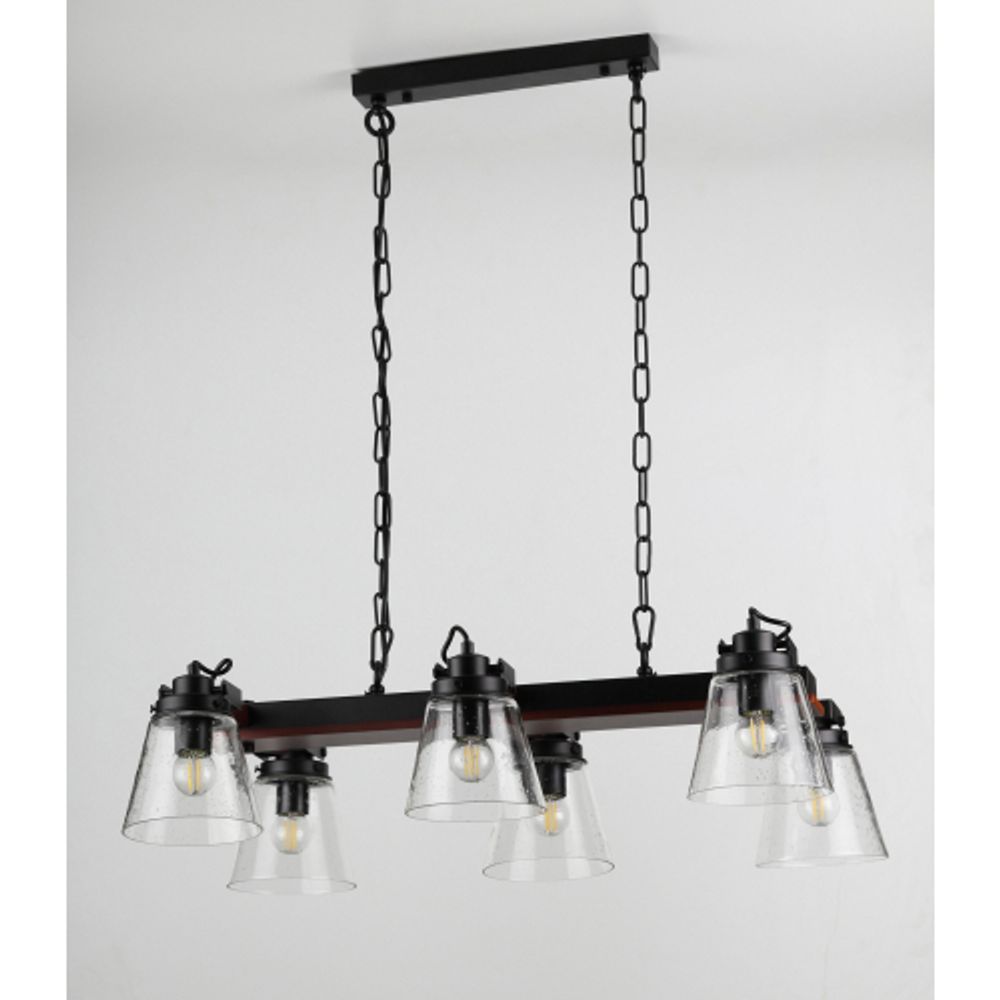 Светильник подвесной (подвес) Rivoli Spartacus 5017-206 6 x E27 60 Вт лофт - кантри уценка | Rivoli