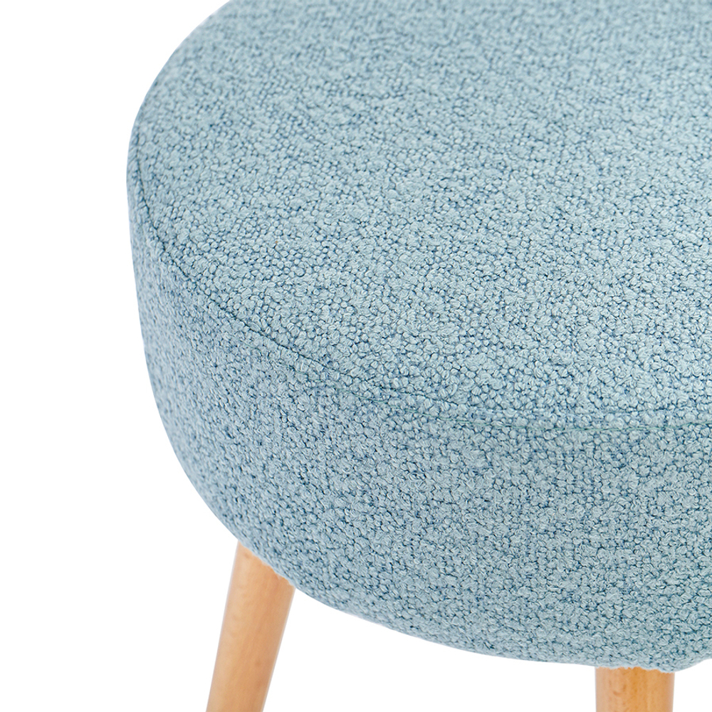 Табурет carter, букле, серо-голубой