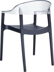 Стул Carmen черный/прозрачный