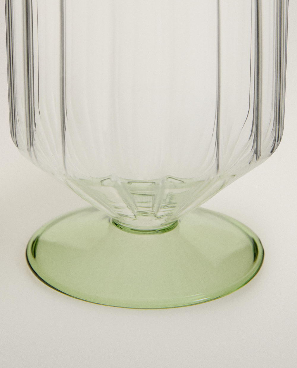 Zara Home бокал из боросиликатного стекла, цвет зелёный, 10.3 см