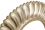 Зеркало настенное Garda Decor "Garda LM744", круглое, рама золотая, 55x6 см