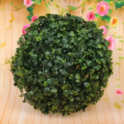 Искусственное растение шар «Самшит» темно-зеленый D-23см Ultramarine