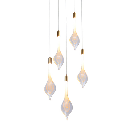 Подвесной светильник P98066-5 antique brass