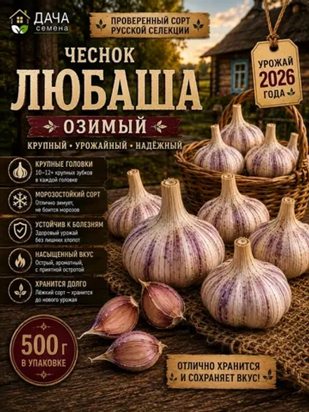 Чеснок посадочный озимый Любаша