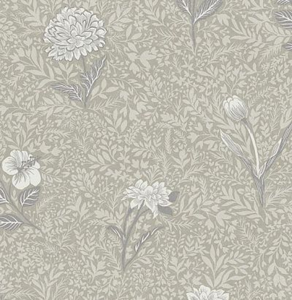 Цветочный дизайн - комбинация крупных и мелких растений.