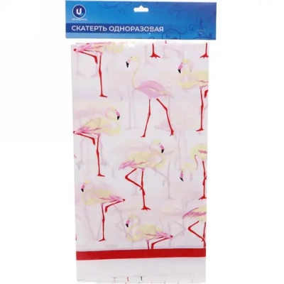 Скатерть «Розовый фламинго» 108*180см, пвх Ultramarine