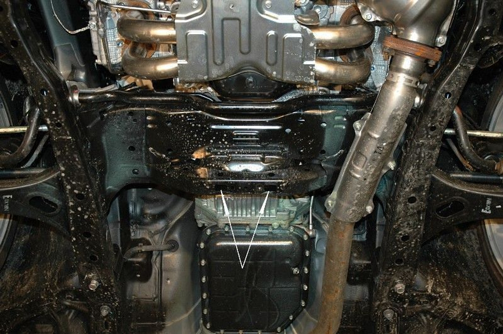 Защита картера Sheriff для Subaru Legacy V 2009-2014 арт.22.2003