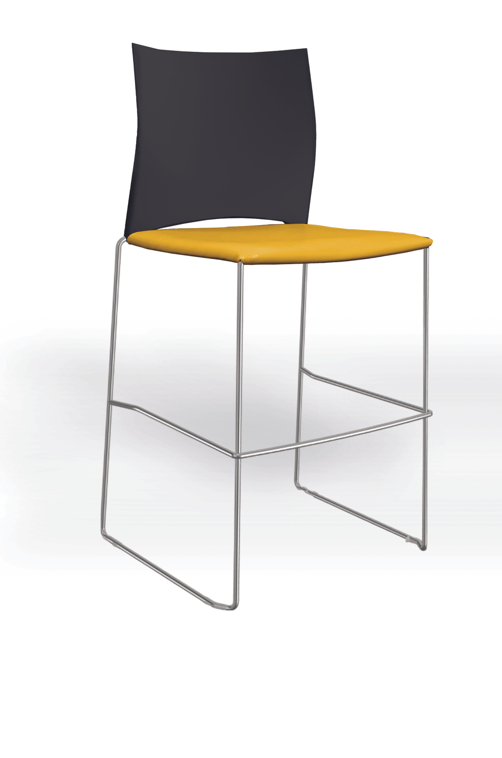 Web стул на полозьях кухонный/барный