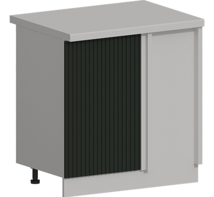 Кухня Модуль ШНУ 990М Графит / Насыщенно-зеленый