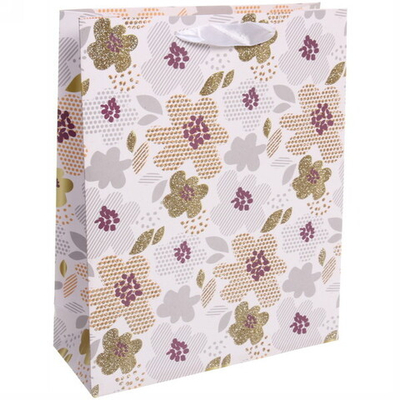 Пакет подарочный «Цветочная аллея» 26*32*12 см