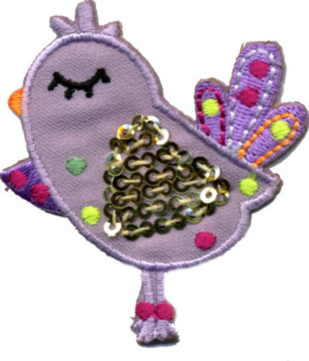 Термоаппликация HKM "Птичка", 7 х 4 см, 1 шт (10216022/151013/0026877/01_Германия)