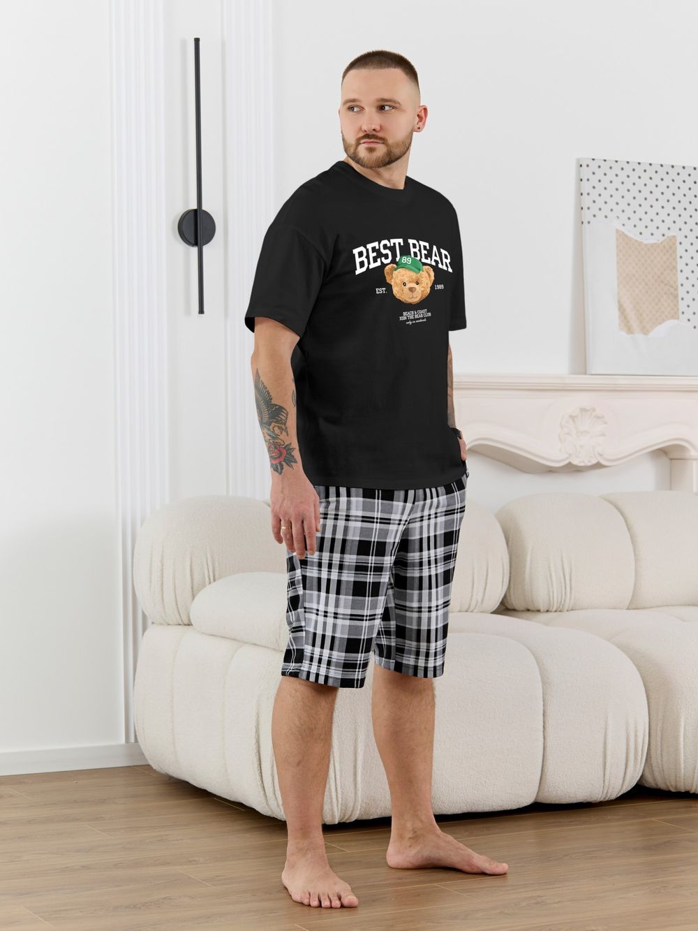 Костюм мужской Мишель-7 Виотекс ЧЁРНЫЙ