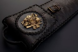 Набор шампуров "Охотник №5" в чехле из натуральной кожи