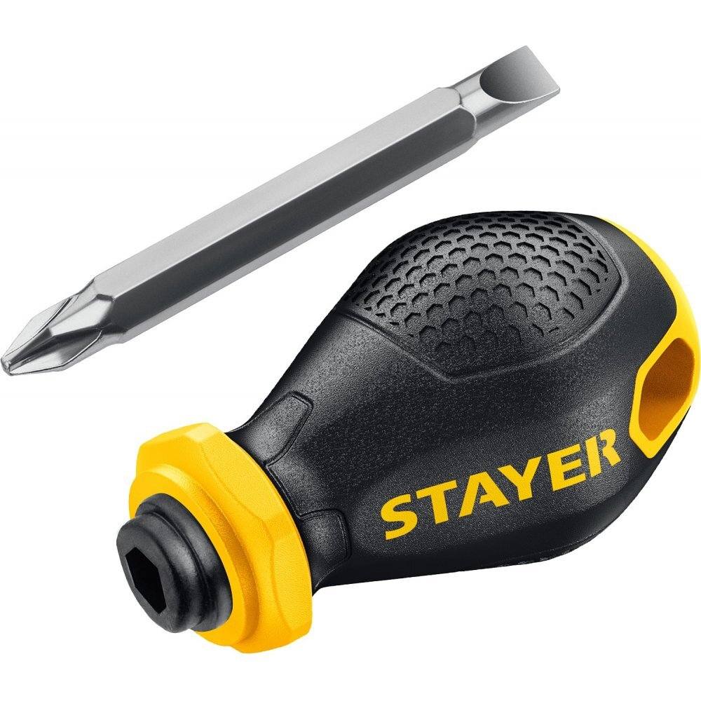 2511 STAYER MaxFix PH2/SL6 32мм переставная отвертка