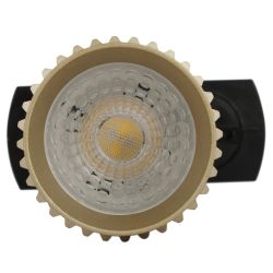 Трековый светильник однофазный ЭРА TR40-GU10 MG под лампу MR16 матовое золото