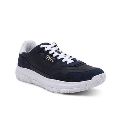 Кожаные кроссовки POLO RALPH LAUREN - темно-синий(809931239)