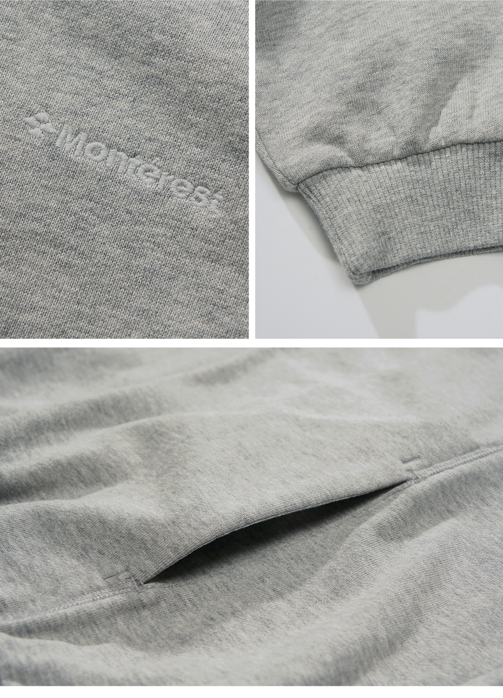 Monterest Outdoor Retro Loose-Fit Polo Gray