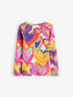 Лонгслив для девочки Next B21-168, Розовый