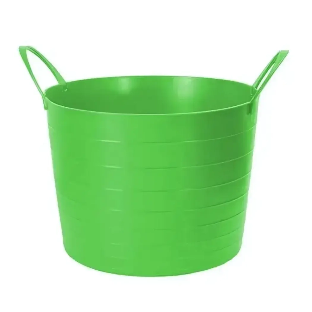 Таз-корзина мягкая 17л ярко-зеленый 0,245,33х0,33м
