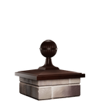 Колпак для забора BONA на 400мм с шаром