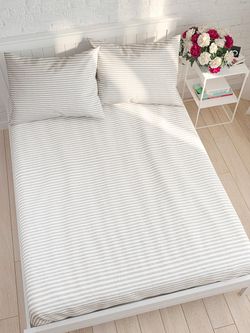 Постельное белье перкаль Сказка "Лутон" 1,5-сп Наволочка 70х70 см 1 шт Простынь 150x215 см Пододеяльник 145x215 см