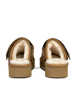 GOLDENSTAR CLOG PLATFORM- Chestnut