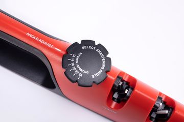 Точилка ручная для ножей и ножниц с регулируемым углом заточки, черная