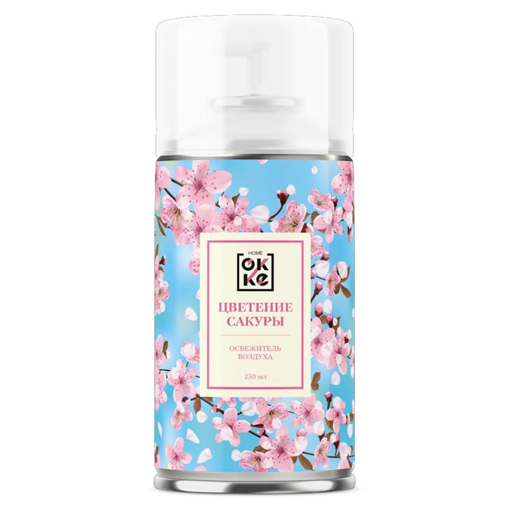 Освежитель воздуха Okke Home Цветение сакуры 250 мл сменный баллон (сухое распыление) 1/24