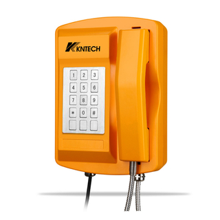 Всепогодный телефон KNSP-18 VoiP c клавиатурой , без дисплея