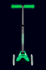 Самокат Mini Micro Deluxe Glow Plus (светящийся) LED ледяной лайм