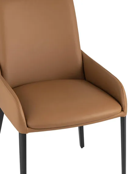 Стул Chelsea, коричневая экокожа