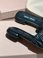 Шлепанцы Miu Miu