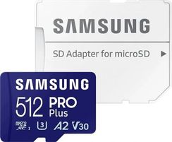 Карта памяти microSDXC UHS-I U3 Samsung Pro PLUS 512 ГБ