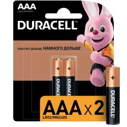 Батарейки Duracell 5006609 LR03-2BL BASIC NEW | Duracell