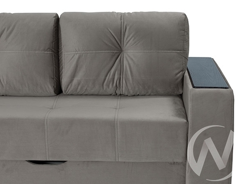 Диван прямой Спинер (МД) GROUND 05 (серый)