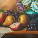 Натюрморт с цветами и фруктами