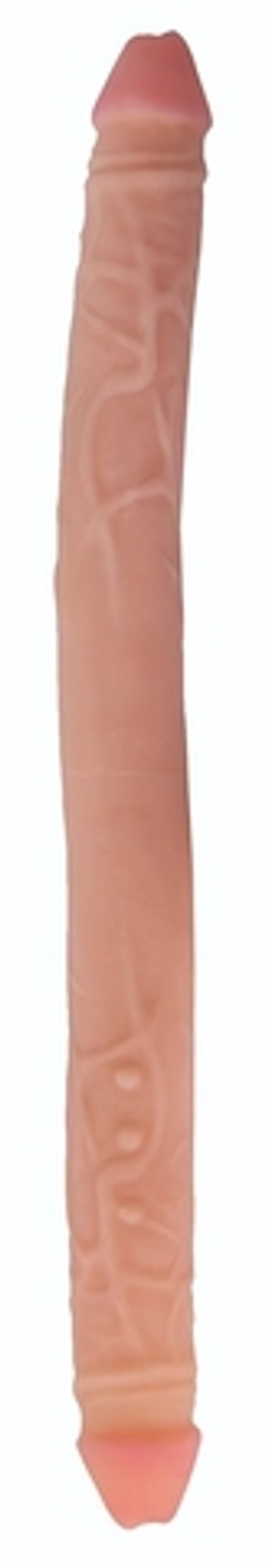 Двусторонний фаллоимитатор FLEX&FIX - 49,5 см. (Цвет: телесный)