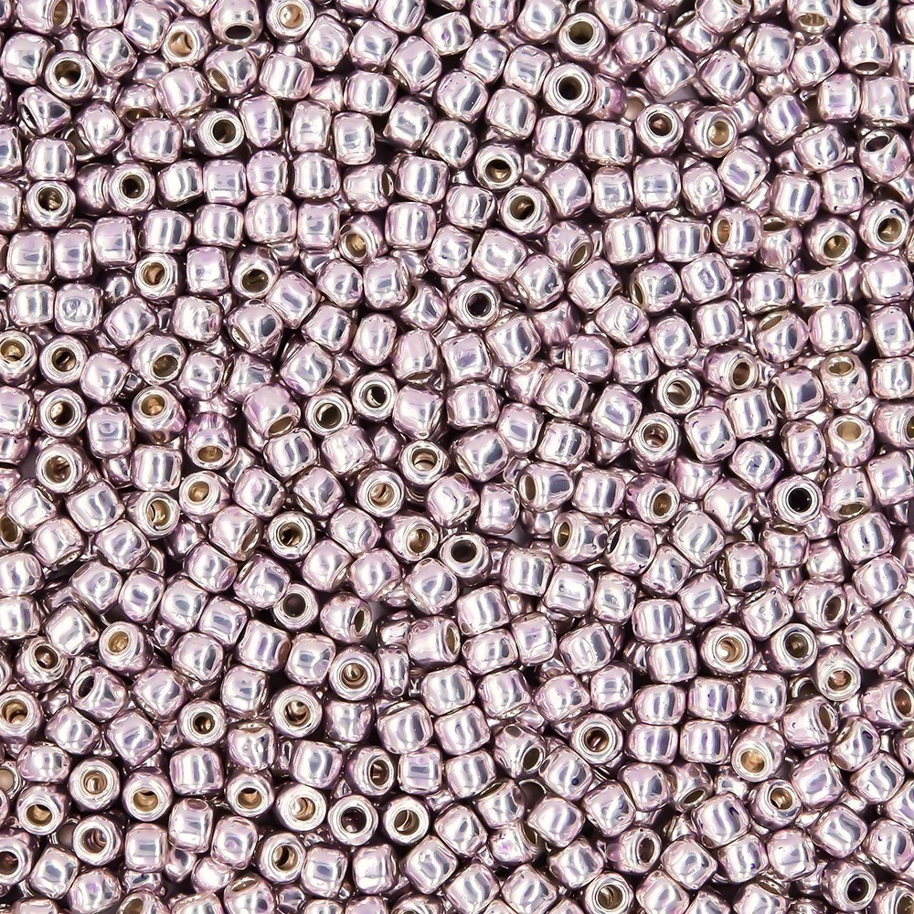 Японский бисер TOHO Round 11/0 (№PF554), непрозрачный глянцевый с металлическим блеском