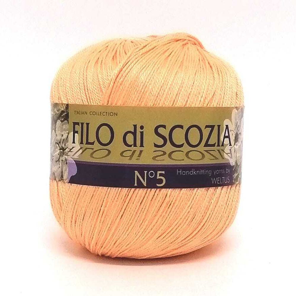 Пряжа Filo Di Scozia №5, 1 моток, 50 гр, 226 м.