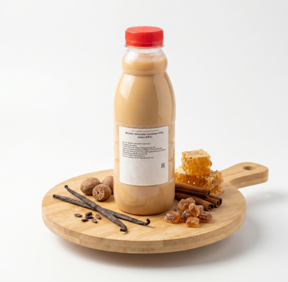 Молоко топленое 5.9% 0.5л, КФХ Золотова