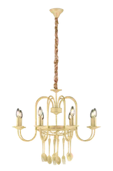 1701/8 BEIGE+GD (1) Люстра Veneto Luce