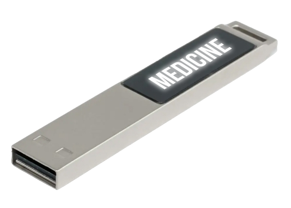 Флешка с индивидуальной гравировкой и футляром