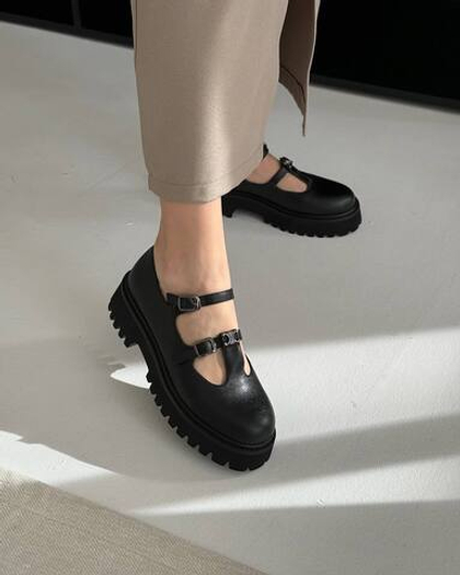 Лоферы из натуральной кожи