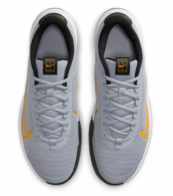 Мужские кроссовки теннисные Nike Vapor Lite 2 - wolf grey/laser orange/black