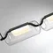 5003/30L L-VISION ODL23 391 черный матовый/прозрачный/стекло Люстра LED 30W 3000K KAVIA